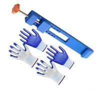 Eawfgtuw Guide de coupe réglable pour scie circulaire, pince de positionnement, compatible avec les machines de découpe de 10,2 cm et 12,7 à 15,2 cm, guide de clôture en plastique ABS