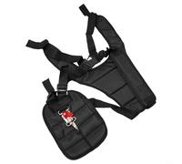 Eawfgtuw Harnais à double sangle d'épaule pour débroussailleuse et coupe-bordures, convient pour débroussailleuse et débroussailleuse, réglable