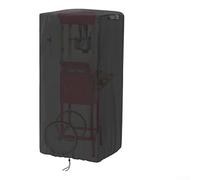 Eawfgtuw Housse de chariot à popcorn imperméable 210D Oxford pour extérieur et intérieur - Housse de protection pour chariot à popcorn avec cordon de serrage et boucles, noir (40,6 x 45,7 x 78,7 cm)