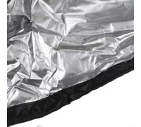 Eawfgtuw Housse de tapis roulant pliable résistante à la poussière avec accès à fermeture éclair, veste résistante aux intempéries pour équipement de gym pour maison, garage, tissu enduit argenté