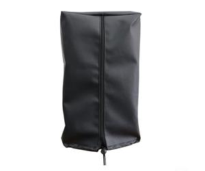 Eawfgtuw Housse imperméable pour tour de bière pour robinet simple ou double, protection du système de bière en cuir grainé noir avec résistance aux UV et aux intempéries, pour un nettoyage facile