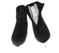 Eawfgtuw Housses de patins à glace en néoprène avec doublure en polaire, protections thermiques pour patinage artistique intérieur et extérieur, protections résistantes à l'usure pour rollers en ligne