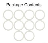 Eawfgtuw IBC Lot de 10 joints d'étanchéité en mousse PE S60 x 6 pour réservoir d'eau, système de collecte de pluie, conteneur de liquide industriel, blanc