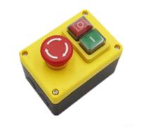 Eawfgtuw Interrupteur à bouton-poussoir électromagnétique 16 A 250 V sans tension pour atelier, outils électriques, perceuses, ponceuses à bande, scies d'établi