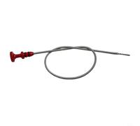 Eawfgtuw Jauge d'huile moteur pour MINI Cooper R55 R56 R57 .6L 2007-16, compatible avec OEM 1143758597007, argent + plastique rouge