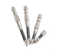 Eawfgtuw Jeu d'embouts de tournevis PH2 en alliage d'acier magnétique antidérapant de 6,35 mm pour tournevis électriques, perceuses manuelles, 3/4/5 pièces (B)
