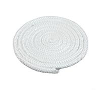 Eawfgtuw Joint de corde pour poêle en fibre de verre - 2 m - Blanc - Joint de porte de cheminée pour poêle à bois, poêle à granulés, chaudière et cheminée de four industriel (8 mm)