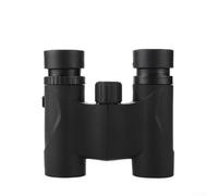 Eawfgtuw Jumelles professionnelles compactes légères BK7 avec revêtement multicouche pour l'observation des oiseaux, les sports de plein air, les voyages, les concerts Noir 209 g