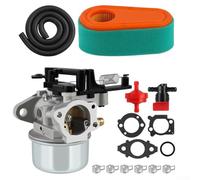 Eawfgtuw Kit carburateur pour moteurs de tondeuse à gazon 591137 590948 775EX avec filtre à air, filtre à carburant, valve d'arrêt, joint et fixations, compatible avec
