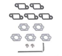 Eawfgtuw Kit de 10 joints de carburateur silencieux pour tronçonneuses 018 017 021 023 025 MS180 MS170 MS210 MS230 MS250, compatible avec 11231290900 1123 129 0900