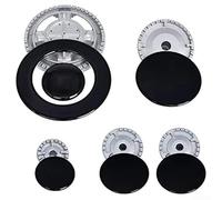 Eawfgtuw Kit de brûleur à gaz couronne et capuchon de flamme, pièce de rechange pour cuisinière, plaque de cuisson, brûleur à gaz, pièce de rechange (concave)