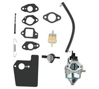Eawfgtuw Kit de carburateur pour moteurs de tondeuse à gazon, pièce de rechange avec joints pour tondeuse à gazon, kit de carburateur, pièces de réparation de petit moteur, ensemble de joints de