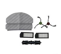 Eawfgtuw Kit de pièces de rechange pour aspirateur avec brosses à rouleaux, brosses latérales, serpillères, pièces d'aspirateur, robot, accessoires de nettoyage du sol