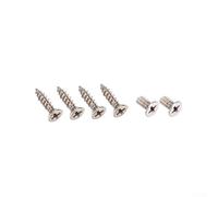 Eawfgtuw Kit de plaque de réparation de charnière d'armoire avec plaque latérale en acier inoxydable et vis de montage, support de fixation de porte et de panneau latéral pour placard de cuisine (1# 1