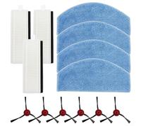 Eawfgtuw Kit de rechange pour aspirateur robot Laresar Mars 01, filtres, serpillères, brosses latérales, accessoires de pièces de rechange de qualité supérieure