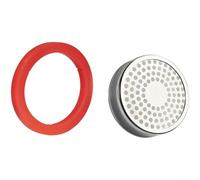 Eawfgtuw Kit de remplacement pour écran de douche de 58 mm E61 pour machines à expresso en maille d'acier et joint d'étanchéité en silicone (2)