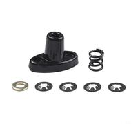 Eawfgtuw Kit de réparation de pare-soleil de voiture compatible avec TJ Wrangler 1997-2002, 7 pièces en aluminium pour tableau de bord intérieur