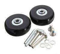 Eawfgtuw Kit de réparation de roues de rechange en caoutchouc avec roulements, silencieux, résistant à l'usure, style patin en ligne, plusieurs tailles (54 mm x 18 mm)