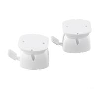 Eawfgtuw Loquet de retenue de porte de caravane pour caravanes, camping-cars, camping-cars et remorques, butée de porte en nylon avec pour une installation facile, blanc ou noir (1 pièce, blanc)