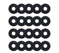 Eawfgtuw Lot de 10/20/30 verrous de sangle en caoutchouc pour guitare acoustique, électrique et basse, rondelles antidérapantes douces, sans perçage (B)