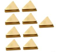 Eawfgtuw Lot de 10 inserts de fraisage en carbure TPCN32PDTR TPG32 pour couper le métal, le bois, le plastique, les inserts de fraisage pour fraise en bout indexable