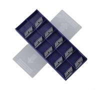 Eawfgtuw Lot de 10 inserts KNUX160405R - Inserts de fraisage en carbure haute adhérence pour le traitement de l'acier, tour CNC semi-finition