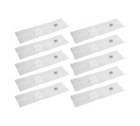 Eawfgtuw Lot de 10 sacs de culture pour la culture 10203050 - Matériau médicinal - Champignon - 10 × 35 × 8 cm - Variétés gourmandes ou PP résistantes à la rétention d'humidité