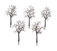 Eawfgtuw Lot de 10 troncs d'arbre nus pour paysages de chemin de fer HO OO - 12 cm - Plantes de simulation en plastique pour diorama et photographie
