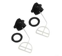 Eawfgtuw Lot de 2 bouchons de réservoir de carburant pour tronçonneuses 5200 4500 5800, compatibles avec les modèles 45cc-58cc, bouchon en plastique étanche avec joint d'étanchéité