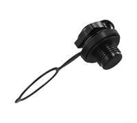 Eawfgtuw Lot de 2 bouchons de valve d'air pour bateau gonflable, pour radeau, matelas gonflable et canot pneumatique en caoutchouc, adaptateur en PVC avec bouchon à vis pour un gonflage rapide