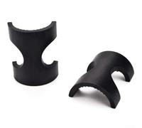 Eawfgtuw Lot de 2 cales en alliage d'aluminium pour guidon de vélo de 25,4 mm à 31,8 mm, longueur 41 mm, épaisseur 3,2 mm