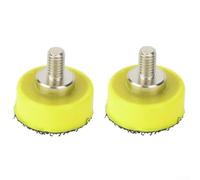 Eawfgtuw Lot de 2 disques de ponçage de 2,5 à 15,2 cm pour ponceuse orbitale pneumatique DA, filetage M6/M8, 12 000 tr/min maximum, pour meubles de voiture en bois et métal (2,5 cm)