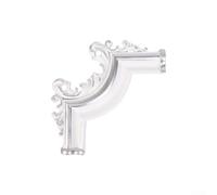 Eawfgtuw Lot de 2 entretoises carrées 1 gang de 20 mm de profondeur avec vis, rallonge de plaque d'interrupteur mural et entretoise de boîte de sortie pour installations électriques, St(gris)