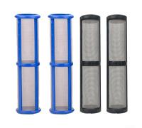 Eawfgtuw Lot de 2 filtres à pompe à peinture électrique sans air en maille pour G390 G395 G490 G495 G595, acier inoxydable et plastique, 91 mm de longueur, 20 mm de diamètre, convient pour latex (100