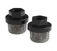 Eawfgtuw Lot de 2 filtres en maille UNF de 2,2 cm, construction en plastique et en acier inoxydable, compatible avec les pulvérisateurs de peinture sans air 390, pour Ultra 395/495/595, GMAX