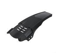 Eawfgtuw Lot de 2 garde-boue avant et arrière pour vélo de montagne avec motif en fibre de carbone, coque rigide en polypropylène pour vélo pluvieux, installation facile (ou 2 pièces)