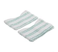 Eawfgtuw Lot de 2 housses de rechange pour essuie-glace Leifheit pour carrelage et baignoire, tête de balai en microfibre avec rabat en caoutchouc élastique, fibres très absorbantes pour un sol
