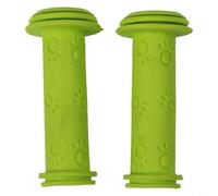 Eawfgtuw Lot de 2 poignées de guidon en caoutchouc pour guidon de 22 mm, antidérapantes, imperméables, compatibles avec les vélos et scooters pour enfants, assortiment (vert)