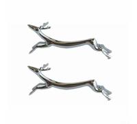 Eawfgtuw Lot de 2 porte-couverts en alliage de zinc argenté en forme de chien fauve pour table de salle à manger, organiseur de cuisine compact 9 x 2,5 cm et 8 x 3 cm (cerf)
