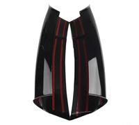 Eawfgtuw Lot de 2 rabats de séparation de pare-chocs avant pour série 3 E90 E91 320i 330i 2005-2008, compatible avec pare-chocs M-Tech Sport, plastique PP brillant (noir)