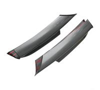 Eawfgtuw Lot de 2 rabats de séparation de pare-chocs avant pour série 3 E90 E91 320i 330i 2005-2008, compatible avec pare-chocs M-Tech Sport, noir brillant (fibre de carbone)