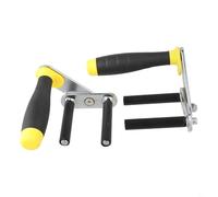 Eawfgtuw Lot de 2 supports de panneaux pour levage de cloisons sèches - Pinces de charge robustes avec ouverture de 55 mm, capacité de 115 kg, poignée antidérapante et manchon de protection en