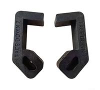 Eawfgtuw Lot de 2 supports de rallonge compatibles avec l'organisateur de câbles Packout de 15,2 m, support pour boîte à outils, support de rallonge pour boîtes à outils (noir A)