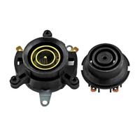 Eawfgtuw Lot de 2 thermostats de bouilloire électrique avec interrupteur de contrôle de la température et poignée à vapeur pour appareils de cuisine Noir