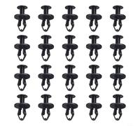 Eawfgtuw Lot de 20 rivets de dessous de plateau à pousser pour modèle 3 2017 et supérieur, 1128034-00-B, tête de 18 mm, tige de 16 mm, trou de 8 mm, ABS noir