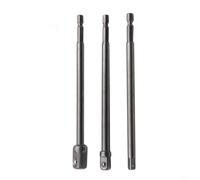 Eawfgtuw Lot de 3 adaptateurs de douille pour perceuse de 150 mm avec tige hexagonale en acier au chrome vanadium