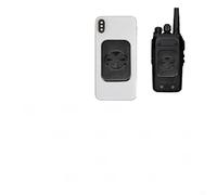 Eawfgtuw Lot de 3 adaptateurs de téléphone pour vélo, pour et pour IGPSPORT pour supports d'ordinateur de vélo, gabarit de collage en plastique avec ruban adhésif solide, noir (lot de 3)