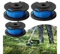 Eawfgtuw Lot de 3 bobines Rac125 automatiques pour changement Rlt1825li et Mm 0 Olt1831s Cordon Meant Feed System Device Coil Rlt1830h13 conçu pour une tondeuse de rechange pratique L