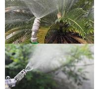 Eawfgtuw Lot de 3 buses de brumisation réglables haute pression pour pulvérisateur à dos avec adaptateurs compatibles avec les interfaces M14 x 1,5 mm et 18 x 1,5 mm, pointe de pulvérisation en métal