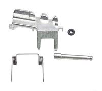 Eawfgtuw Lot de 4 mangeoires en métal avec tige à ressort à cliquet et rondelle compatible avec les cloueuses de toiture NV45AB2